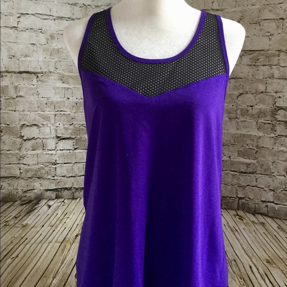 Express Tops - EXPRESS EXP Core Performance Mesh Sport Fitness